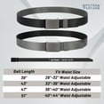 thumbnail image 6 of Men Tactical Belt Nylon Belt for Men Golf Belt Reversible Belt with Flip-Top Metal Buckle Hiking Work-2-in-1 Belt, 6 of 6