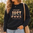 thumbnail image 3 of Jollimate Not Perfect Just Forgiven Sweatshirt, Christian Wildflower Pullover, Faith Based Women's Sweater, 3 of 6