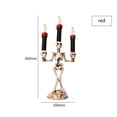 thumbnail image 2 of FAROOT Halloween LED Light, Skull Candle Lamp Resin Artware Desktop Decor, 2 of 10
