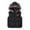 Black, variant on SILVERCELL 2-6Y Toddler Boys Girls Winter Warm Thicken Hooded Puffer Vest Coats, Kids Soft Flannel Lined Waistcoat Snow Clothes Outerwear