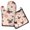 Pug and Donut, variant on Pitbull Dog and Footprint Kitchen Oven Mitt and Pot Holder Sets 2 Pcs for Baking, Cooking and Grilling, Heat Resistant Up To 392 °F