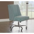 thumbnail image 7 of Linon Draper Office Chair, Multiple Colors and Base Options, 7 of 7