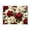 Red and White Roses, variant on Acrylic Tray Clear Serving Tray Rectangle Decorative Tray with Cut Handle Vibrant Abstract Floral