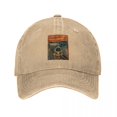 thumbnail image 2 of Gorras de béisbol informales y oficiales de Peanuts Charlie Brown Scream Artsy, unisex, de mezclilla desgastada, para exteriores, ajustables, 2 of 5
