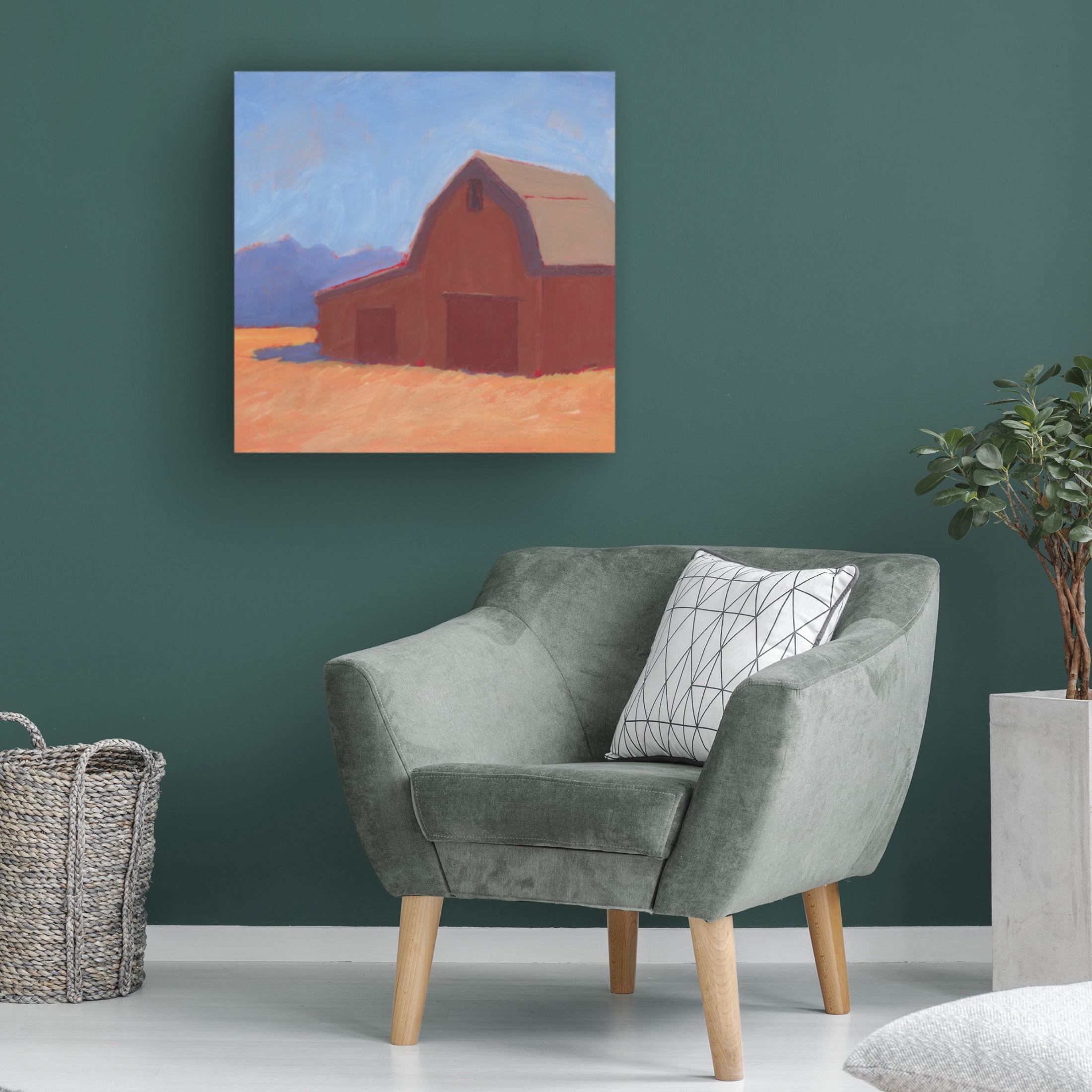 Trademark Fine Art Carol Young Rustic Hayven I Canvas Wall Art