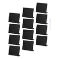 thumbnail image 3 of Desktop Message Blackboard Mini Chalkboard Decorations for Home Office Cafe 3.9×3.1×1in Eco-Friendly Acrylic 12Pcs, 3 of 5