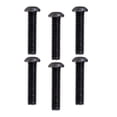 thumbnail image 4 of 3.5*15mm Guitar Bridge Saddle Mounting Screws Inner Hexagon Screws Replacement Black, 4 of 8