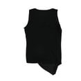 thumbnail image 2 of bar III Blusa sin mangas con envoltura sintética para mujer, negro, grande bar III Top sin mangas, 2 of 2