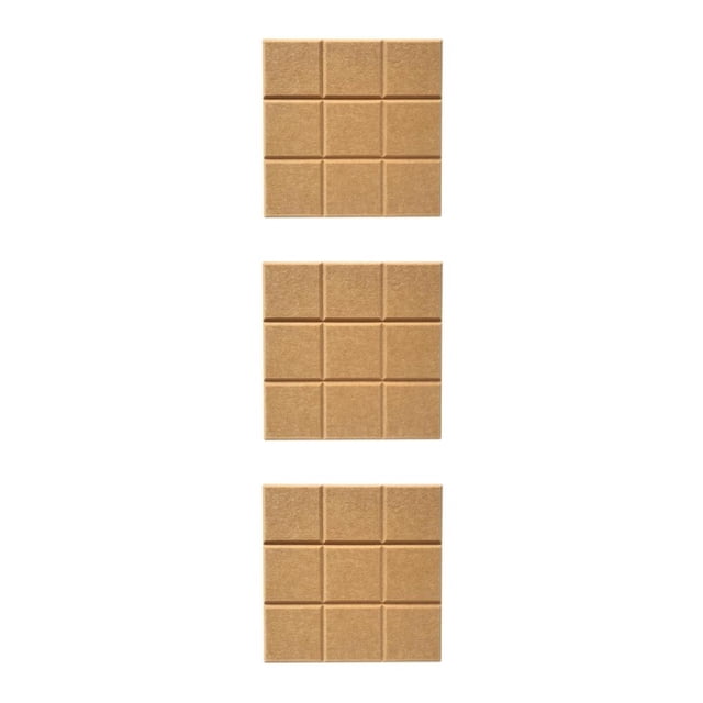 Thinsony Cork Board Tiles 12 x 12 Message Home Board Board School yellow 12 Inch x 12 Inch 3Set