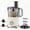 White, variant on Food Processor 10.5 Cup with 5 Stainless Steel Blades, Vegetable Chopper for Slicing Shredding Chopping Kneading, Dishwasher Safe Food Grinder for Smoothie Dough