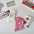 thumbnail image 4 of Chaussettes Mi-Longues Décontractées à Fleurs Roses Automne et Hiver, Chaussettes Simples et à la Mode pour Femmes, 4 of 6