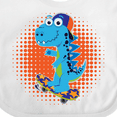 thumbnail image 4 of Inktastic Skateboard Dinosaur for Boys Boys Baby Bib, 4 of 4