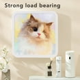 thumbnail image 4 of Bathroom Wall Cabinet, Large Capacity Bathroom Wall Storage Box Space Saving Easy To Install  for Shower Gel Multicolour Cat, 4 of 8