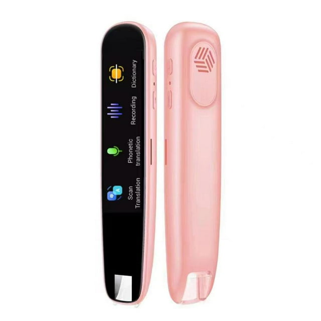 YOPTOP EIRZNGXQ Scan Reader Translation Pen Pen Reader 112 Language Translation Scanning Reading Pen Text to Speech Device for Dyslexia W0L9,pink