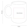 thumbnail image 3 of Paquete con 15 piezas de Taza de cerámica clásica acabado brillante rojo 8 x 9.5, 3 of 4