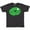 Vintage Black, variant on Inktastic St. Patrick's Day Lucky Lips with White Shamrock T-Shirt