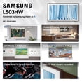 thumbnail image 3 of Samsung 85” Class The Frame Pro Series Neo QLED 4K Samsung Vision AI Smart TV Smart Tizen TV 2026 - QN85LS03HWFXZA, 3 of 16