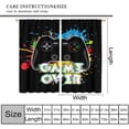 thumbnail image 3 of Gamer Blackout Curtains, Fun Colorful Graffiti Art Gamepad Neon Controller Print Rod Pocket Window Treatments Drapes for Boys Girls Teens Bedroom Living Room Playroom Decor 42x54in, 3 of 8
