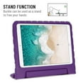 thumbnail image 2 of iPad 9th Generation 10.2-inch Case,with Screen Protector Dteck Shockproof EVA Foam Kids Friendly Handle Kickstand Case for iPad 8th Gen 10.2" Lightweight Protector iPad 7th Gen 2019 Cover,Purple, 2 of 5