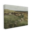 thumbnail image 3 of Cliff Cottages Rural Landscape Landscape Painting Gallery Wrapped Canvas Print Wall Art, 3 of 7