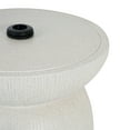 thumbnail image 5 of Christopher Knight Home 16" MGO Patio Umbrella Base Side Table, Sand Fill Design, White Marble, 5 of 11