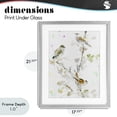 thumbnail image 4 of Stupell Industries Traditional Delicate Feathers Trio Gray Framed Print Under Glass, 17 x 21, by Lorenzo Collective, 4 of 8