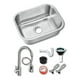 thumbnail image 1 of Fregadero Tarja Submontar 1 Tina Acero Inox C/kit Mezc Prem, 1 of 5