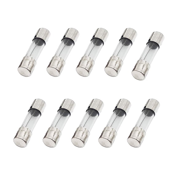 10Pcs 5x20mm T1AL250V 1A Slow Blow Fuse 250V Glass Tube Fuse Slow-Acting Fuse Time-delay Fuse