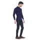 thumbnail image 2 of playera caballero cuello alto manga larga interloock HOMBRE MARINO 770220 azul marino EG Incógnita 770220, 2 of 5
