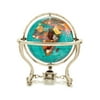 Astoria Grand Gemstone Globe with Opalite Ocean and Commander 3-Leg Table Stand