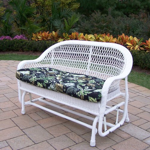 Oakland Living Coventry Wicker Glider