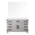 thumbnail image 2 of White Quartz Top Bath Vanity 48"x22" - Oak With 46" Mirror Soft Close And Bountiful Cabinet Storage 48 In W X 22 D Countertop & 46 Vast Capacity, 2 of 2
