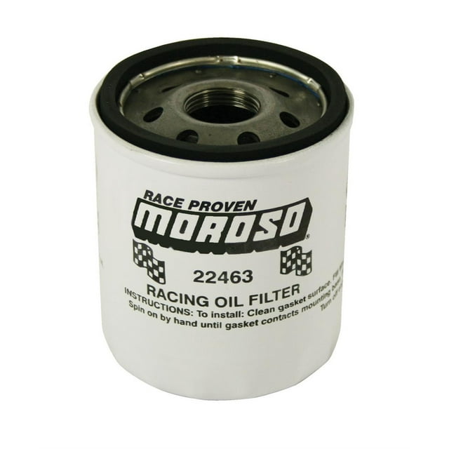 Moroso Performance Oil Filter 22463 Engine Oil Filter; Steel Mesh; 27 Microns; Canister