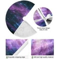 thumbnail image 2 of FMSHPON Galaxy Pattern Xmas Christmas Tree Skirt Stand Mat for Holiday Party Decoration Indoor Outdoor 48 inches, 2 of 6