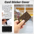 thumbnail image 7 of Brown Leopard Pattern Card Skin Sticker,Waterproof Bank Card Skin Cover,Personalized Stocking Stuffers Gift 4 Pack, 7 of 7