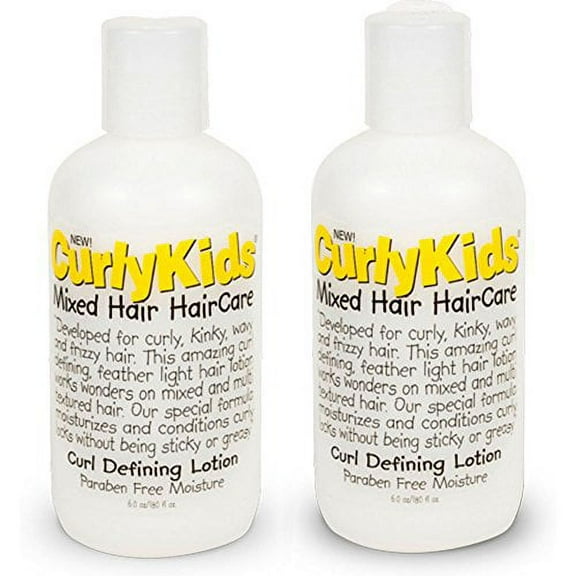 CurlyKids Curl Defining Lotion, 6 Ounce - Pack of 2