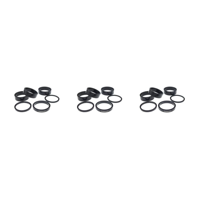 Yuarrent CANSUCC 6 piezas bicicletas auriculares arandela reemplazable al aire libre ciclismo horquilla delantera espaciador anillo junta Type1 NO1