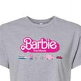 thumbnail image 3 of Barbie the Movie - Barbie Transportaion Vehicles - Juniors Cropped Cotton Blend T-Shirt, 3 of 5
