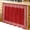 White Red, variant on Gray Geometric Cabinet Curtains 10"W x 11"L, White Greek Key Design Burlap Modern Art Sink Skirt for Bathroom Kitchen Self Adhesive, Desk Privacy Short Curtain for Shelves Closet Table Storage