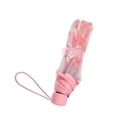thumbnail image 3 of BIMZUC Transparent Folding Umbrella Fashionable Princess Umbrella Cherry Blossom Pink, 3 of 9