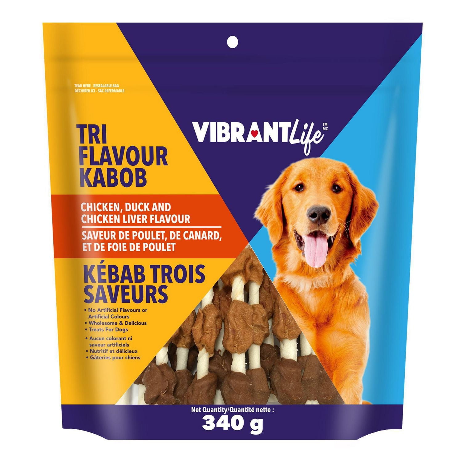 Vibrant Life 340g/12oz Tri Flavour Kabob