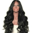 thumbnail image 5 of UTOURS Brazilian Virgin Hair Full Lace Cap Band Human Hair Wigs For Black Women Long Curly Black Wig, Centre Parting, Women’s Wigs,Natural Synthetic, 5 of 5