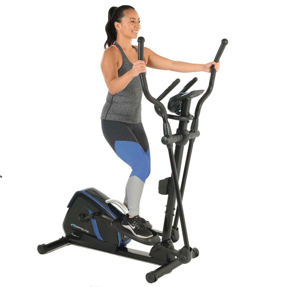 Exerpeutic Flywheel Elliptical Trainer Machine for Home Gym