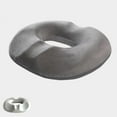 thumbnail image 6 of Donut Pillow Comfort Sitting Pad for Tailb Pain Perineal Surgery Gray, 6 of 8
