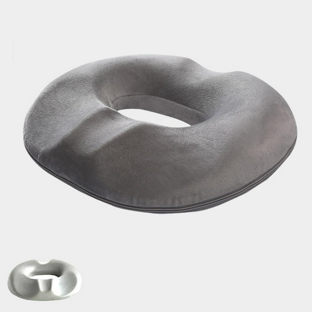 Xuanheng Donut Pillow Comfort For Tailb Pain Postpartum Pressure Sores Gray Grey 17.72x16.14x2.76inch