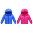 thumbnail image 4 of Maxcozy Winter Kid Toddler Boy Girl Zipper Down Jacket Coat, Solid Warm Hooded Thick Down Parka Overcoat, 4 of 4