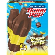 Bomb Pop Banana Fudge Ice Pops, 21 fl oz 12 Pack