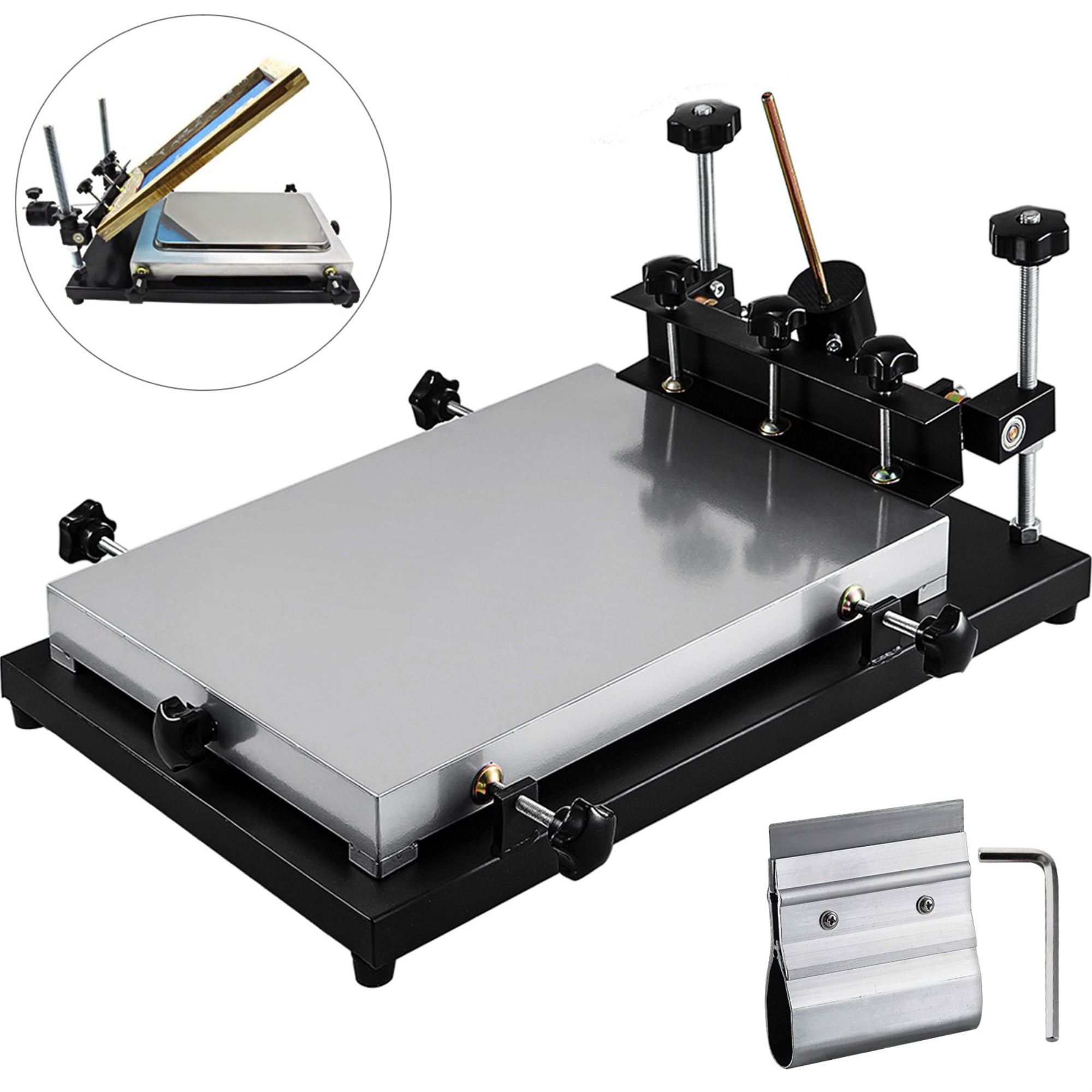 Solder Paste Printer PCB SMT Stencil Printer 440x320mm Manual Printing Machine 