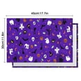 thumbnail image 6 of Halloween Purple Spider Web Pattern Summer Placemats Table Placemats Set Of 4-Linen Kitchen Washable Placemats Table Mats 11.8"x17.7" Non-Slip Heat Resistant, 6 of 6