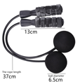 thumbnail image 2 of Cuerda de saltar inalámbrica para fitness, con rodamientos de bolas sin enredos y asas de espuma viscoelástica para adultos y niños, 2 of 5